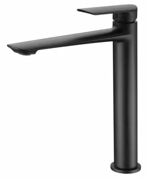 Miscelatore lavabo alto Ural nero opaco [ VAROBATH ]