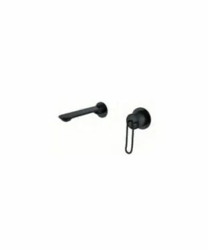 Rubinetto lavabo incasso Belize nero opaco [ VAROBATH ]