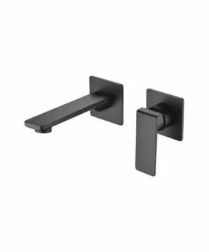 Rubinetto lavabo incasso Fiji nero opaco [ VAROBATH ]