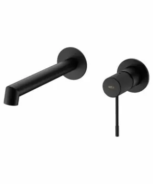 ► Miscelatore lavabo ad incasso Line nero opaco [ VAROBATH ]