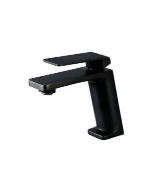 Miscelatore lavabo Fiji nero opaco [ VAROBATH ]