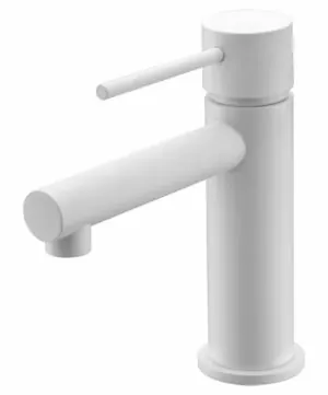 Miscelatore lavabo Milos Stick bianco opaco [ VAROBATH ]