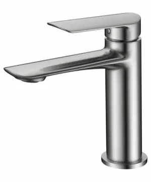 Rubinetto per lavabo Ural nichel spazzolato [ VAROBATH ]