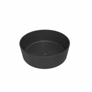 Lavabo da appoggio OSIRIS Solid Surface Black