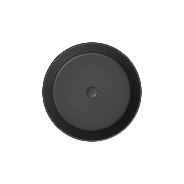Lavabo da appoggio OSIRIS Solid Surface Black - immagine 3