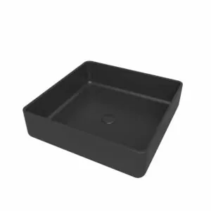 Lavabo da appoggio SATET Solid Surface Nero