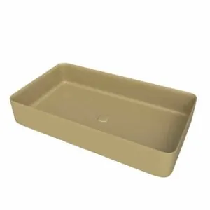 Lavabo da appoggio FOGO Solid Surface Olive