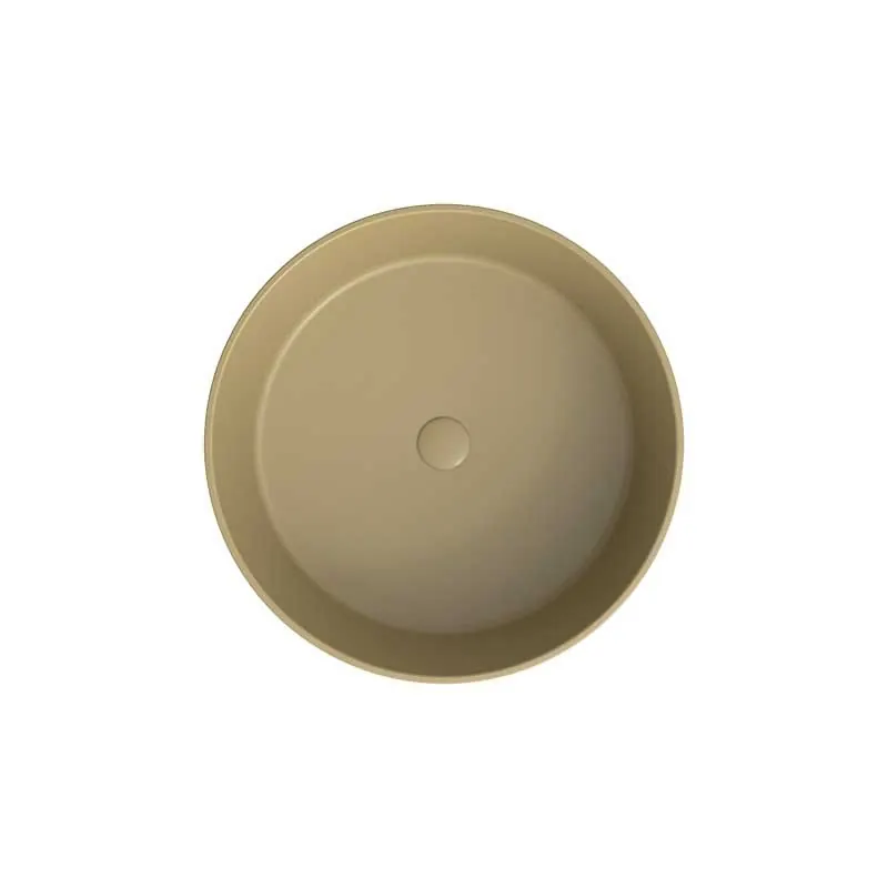 Lavabo da appoggio OSIRIS Solid Surface Olive - immagine 3