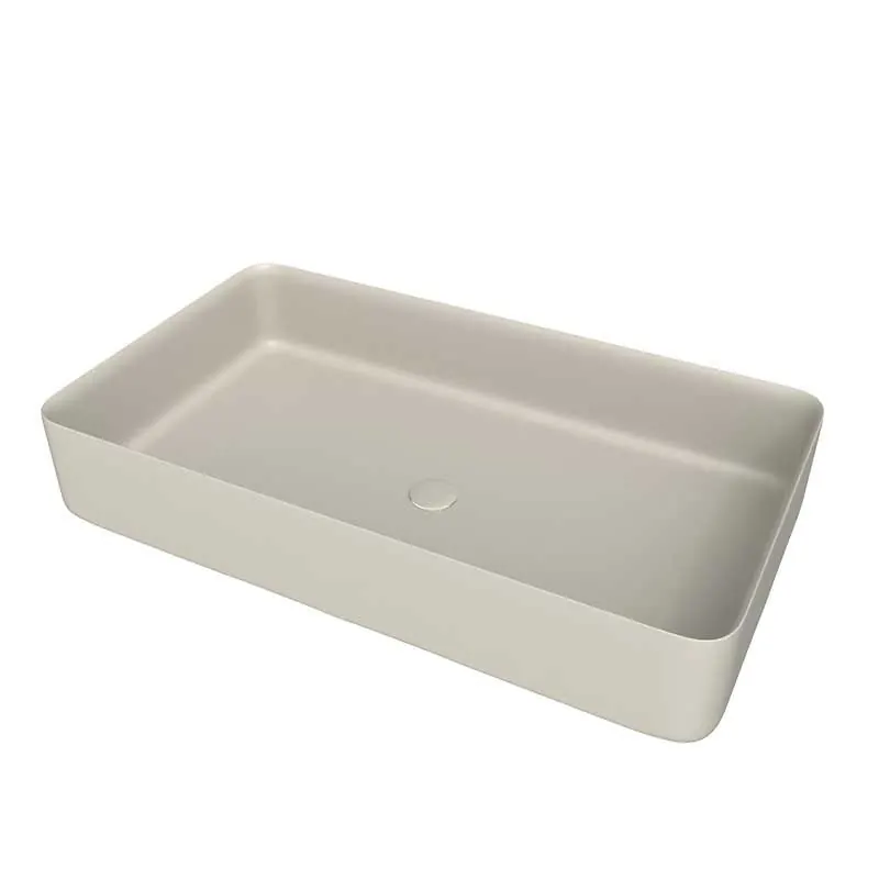 Lavabo da appoggio FOGO Solid Surface Pearl