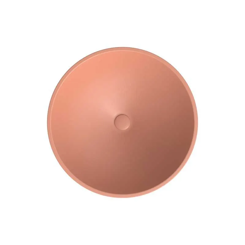 Lavabo da appoggio BOL Solid Surface Rosa pallido - immagine 3