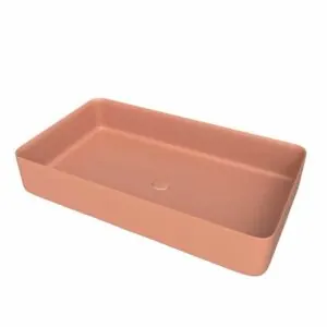 Lavabo da appoggio FOGO Solid Surface Rosa pallido