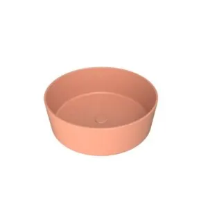 Lavabo da appoggio OSIRIS Solid Surface rosa pallido