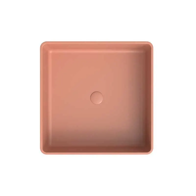 Lavabo da appoggio SATET Solid Surface Pale Pink - immagine 2