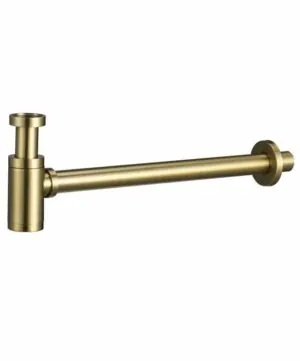 Sifone tondo oro spazzolato [ VAROBATH ]