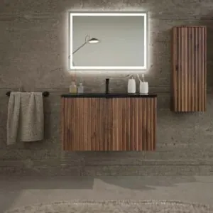Mobile bagno MILO sospeso 1 cassetto finitura OLMO