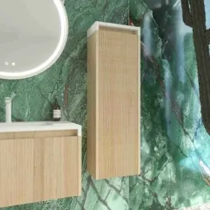 Colonna bagno sospesa BINARIO ROVERE CHIARO