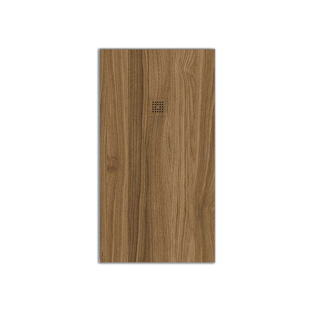 Piatto doccia in resina texture ardesia Finitura effetto legno di ciliegio – antiscivolo STONE 3D moderno