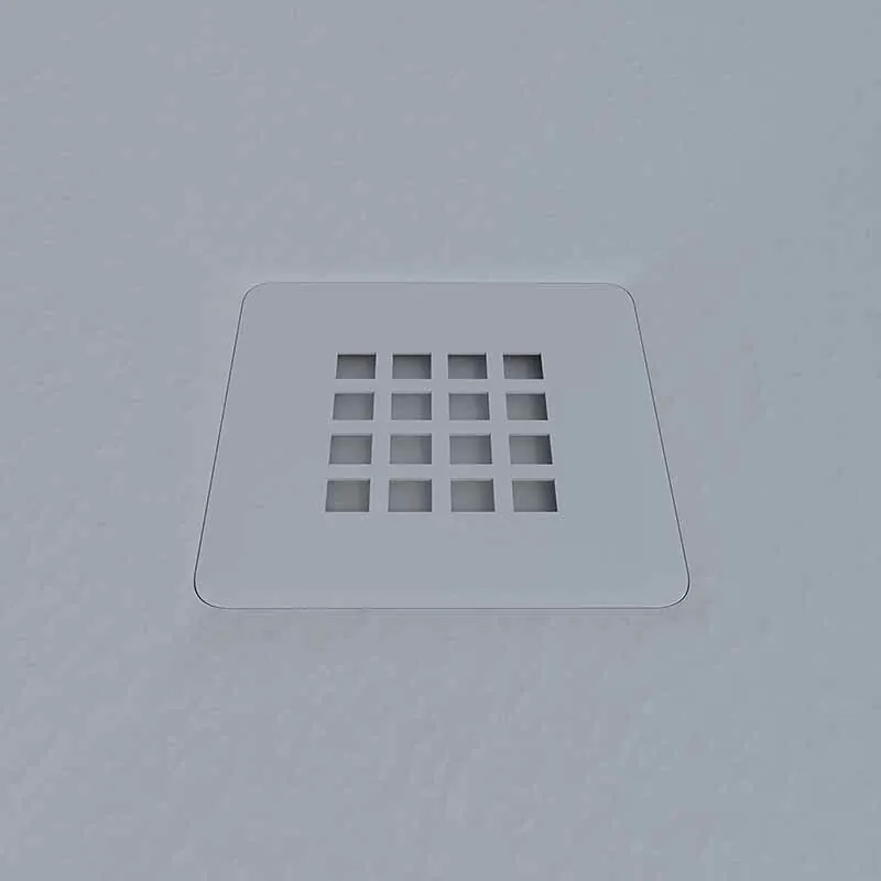 Piatto doccia in resina MYSTONE Grigio Cemento RAL 7005 e altri colori esclusivi, texture ardesia, antibatterico e antiscivolo - immagine 3