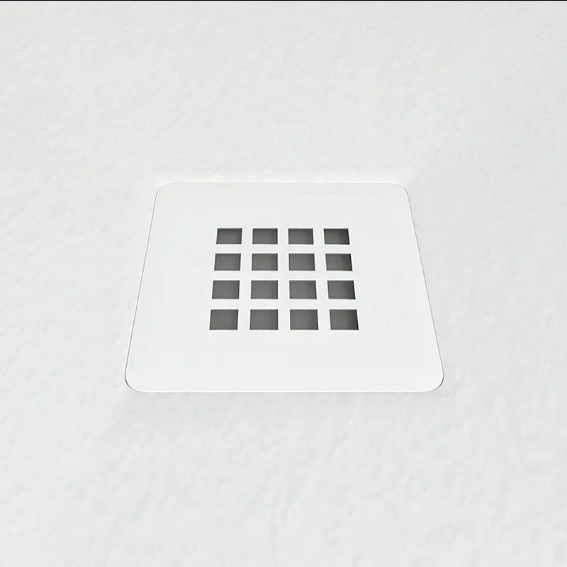 Piatto doccia in resina MYSTONE Bianco RAL 9003 e altri colori esclusivi, texture ardesia, antibatterico e antiscivolo - immagine 3