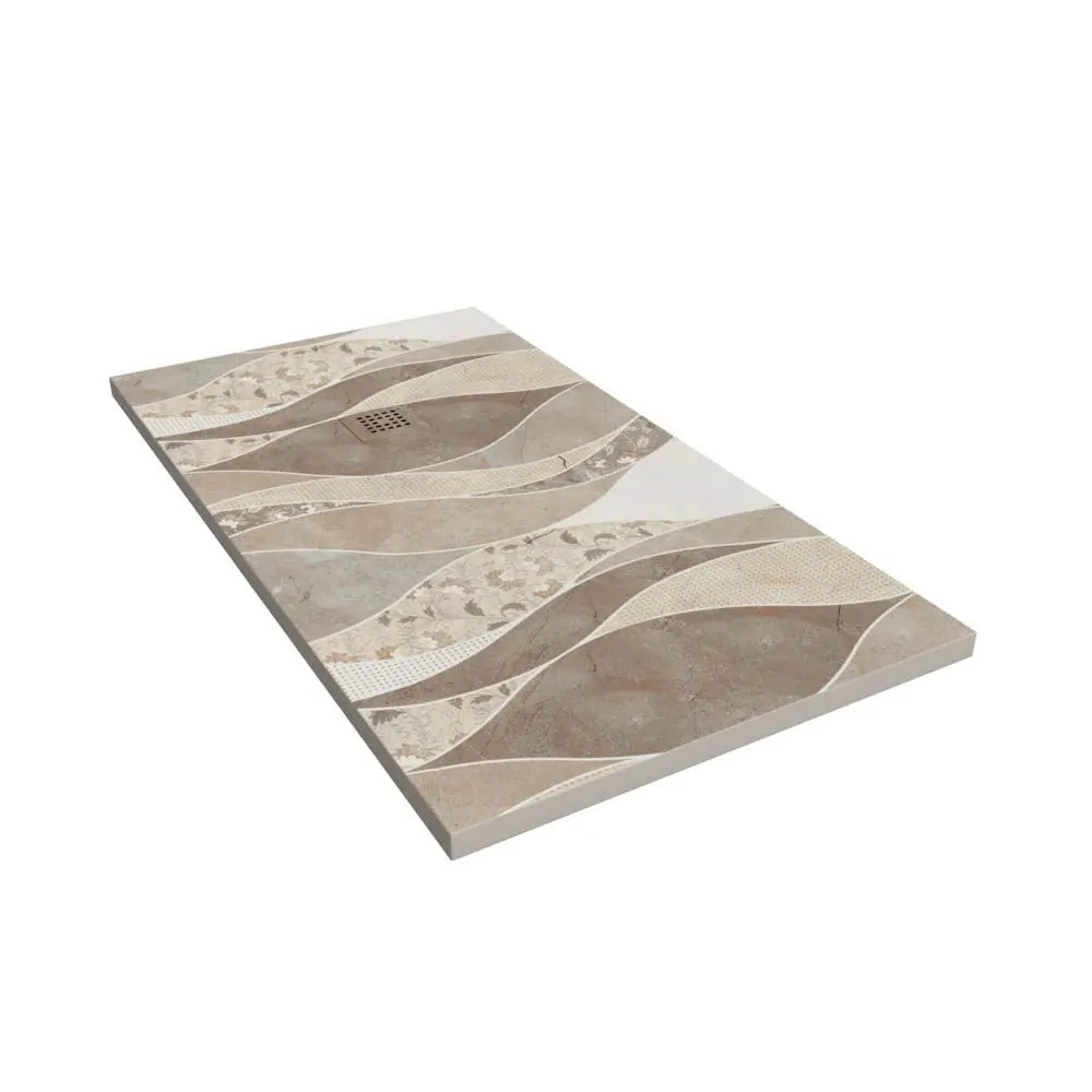 Piatto doccia in resina Art-Deco con texture ardesia Palace. Antiscivolo STONE 3D moderno - immagine 2