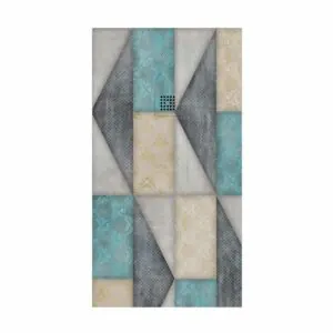 Piatto doccia in resina Art Déco Clarck texture ardesia. Antiscivolo STONE 3D moderno