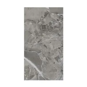 Piatto doccia in resina con texture ardesia. Milos effetto marmo – antiscivolo STONE 3D moderno
