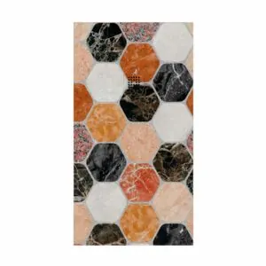Piatto doccia in resina Art-Deco Kenmond texture ardesia. Antiscivolo STONE 3D moderno