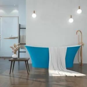 Vasca freestanding ALYA ovale solid surface 170×78.6 cm