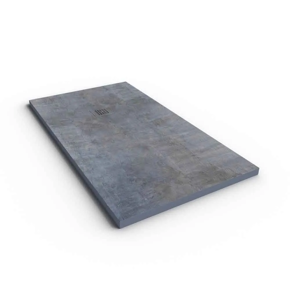 Piatto doccia effetto cemento Cellini e altri colori – antiscivolo STONE 3D moderno - immagine 2