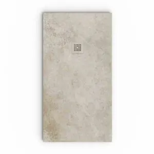 Piatto doccia effetto cemento Plinio e altri colori – antiscivolo moderno STONE 3D