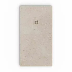 Piatto doccia effetto resina Terrazzo ROSES e altri colori – antiscivolo moderno STONE 3D