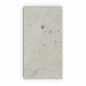 Piatto doccia effetto resina Terrazzo DESERT e altri colori – antiscivolo moderno STONE 3D