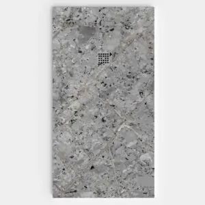 Piatto doccia in resina con texture ardesia. ODILIA effetto marmo – STONE 3D antiscivolo moderno