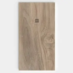 Piatto doccia in resina texture ardesia Finitura effetto Legno Olmo ontario – antiscivolo STONE 3D moderno
