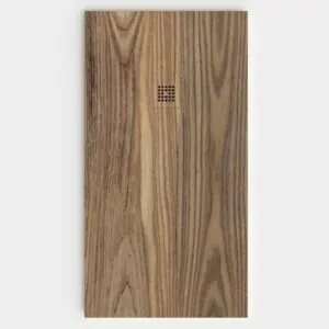 Piatto doccia in resina texture ardesia Finitura effetto Legno Cenere steppa – antiscivolo STONE 3D moderno