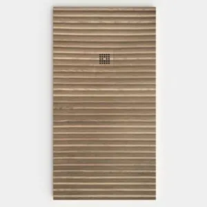 Piatto doccia in resina texture ardesia Finitura effetto Legno Folare – antiscivolo STONE 3D moderno
