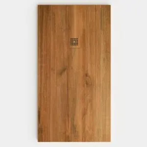 Piatto doccia in resina texture ardesia Finitura effetto Legno Quercia della pampa – antiscivolo STONE 3D moderno