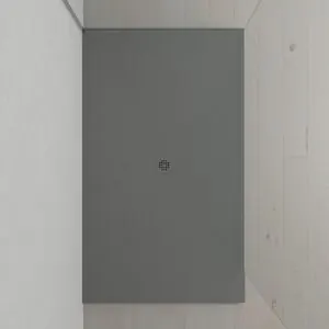 Piatto doccia in resina XXL ed esclusivi colori struttura antibatterica e antiscivolo GRIGIO CEMENTO Ral 7005