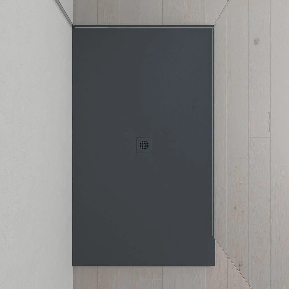 Piatto doccia in resina XXL ed esclusivi colori struttura antibatterica e antiscivolo GRIGIO ANTRACITE Ral 7016