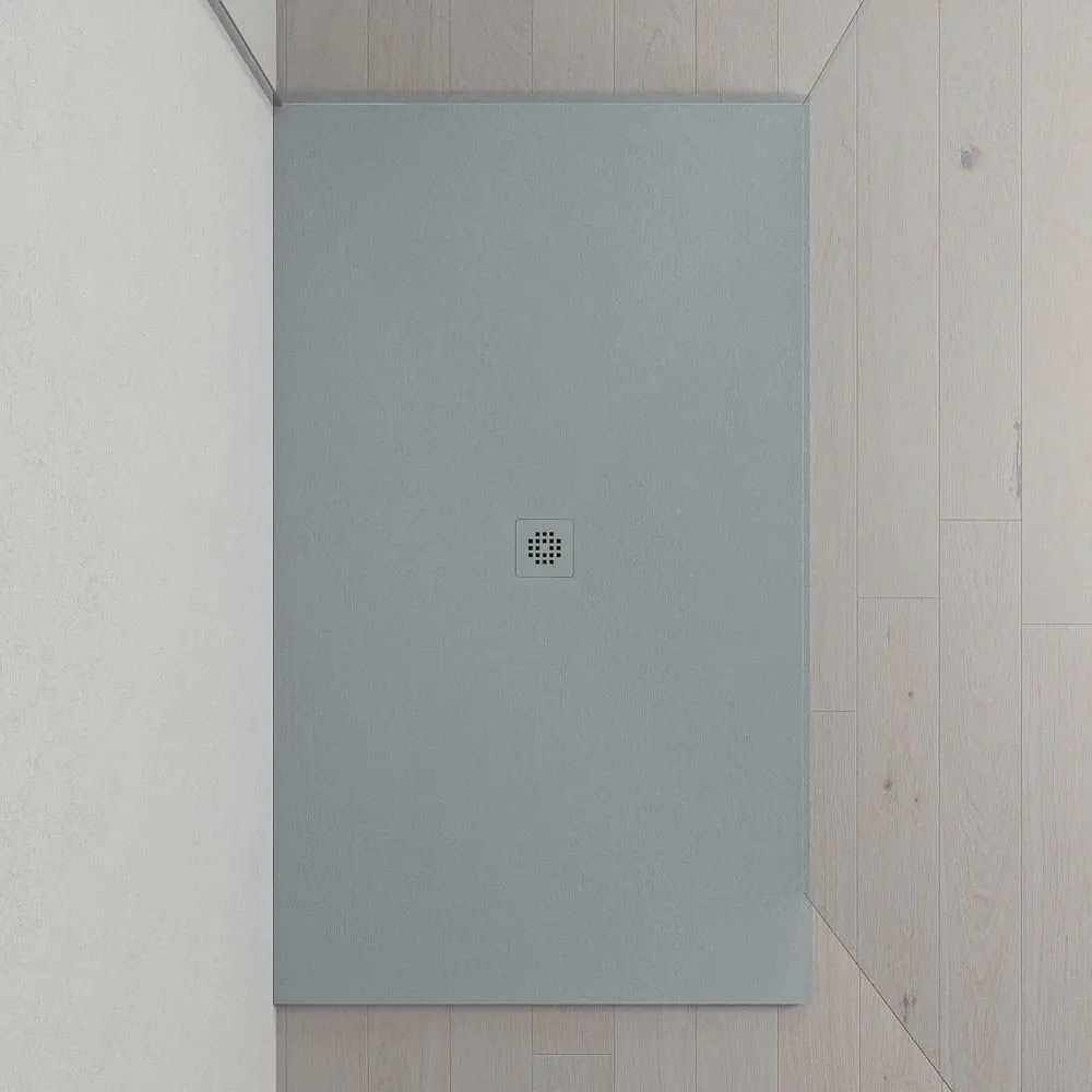 Piatto doccia in resina XXL ed esclusivi colori struttura antibatterica e antiscivolo GRIGIO Ral 7040