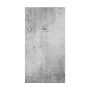Piatto doccia in resina con texture Ardesia, finitura effetto Cemento, Quarzo e altri colori – antiscivolo STONE 3D modern