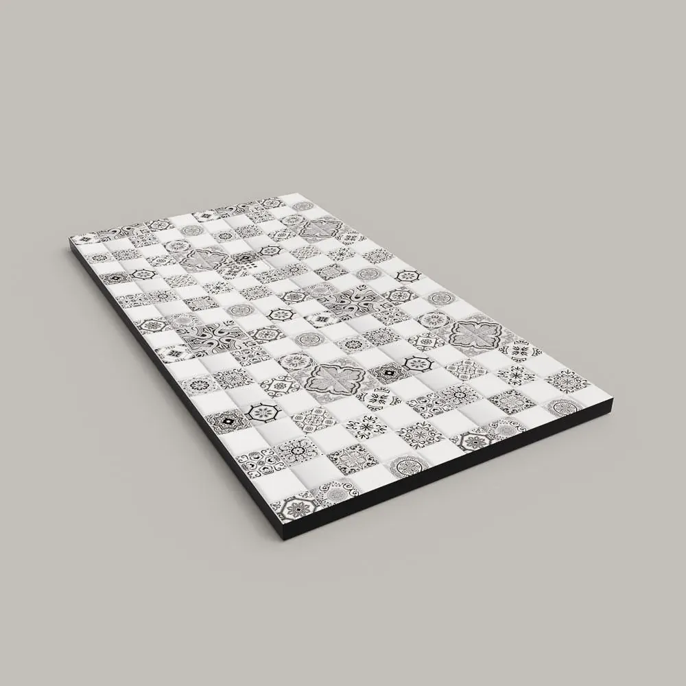 Piatto doccia in resina texture ardesia. Effetto in grigio arte idraulica – antiscivolo STONE 3D modern - immagine 2