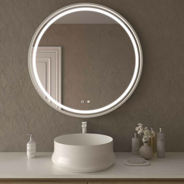 Specchio Led Da Bagno Skybathroom 1200x800: Illuminato E Antiappannamento Con Sensore Touch