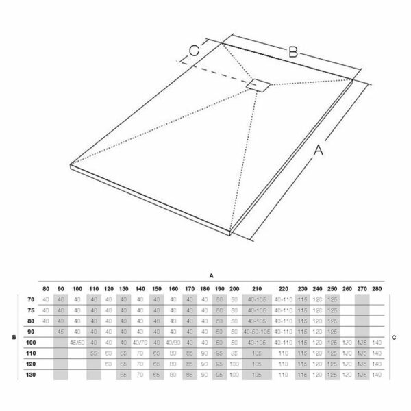 Piatto doccia in resina texture ardesia Finitura effetto legno acero americano – antiscivolo STONE 3D moderno - immagine 2