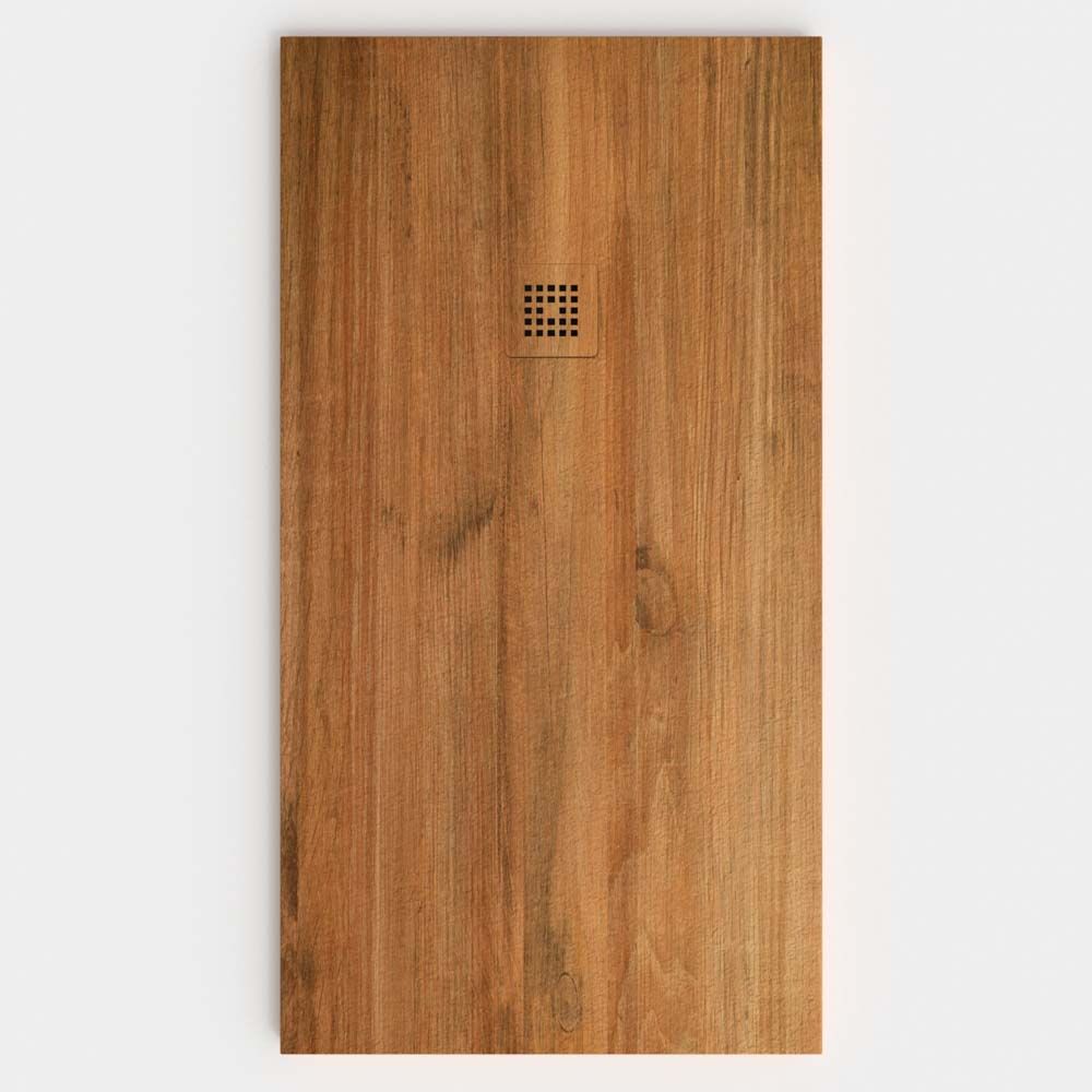 Piatto doccia in legno 3D STONE WALNOTH 80x100 - Piatto doccia in legno 3D STONE PAMPA 80x100