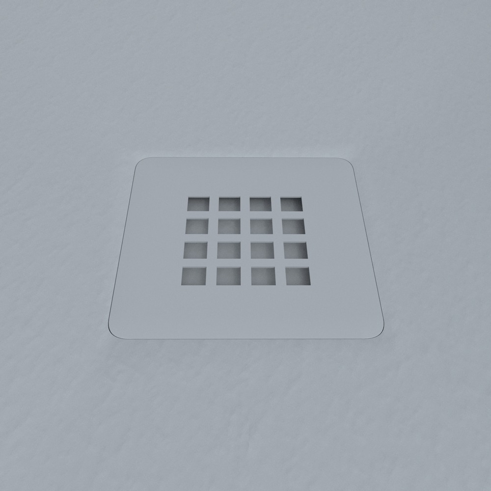 Piatto doccia in resina MYSTONE Grigio RAL 7040 e altri colori esclusivi, texture ardesia, antibatterico e antiscivolo - immagine 3